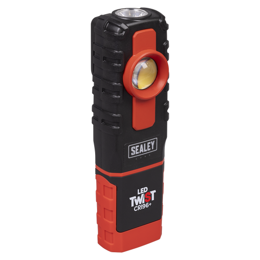 LED Twist® Rechargeable Inspection Light 6W COB LED & 1W SMD LED Colour Match CRI 96+