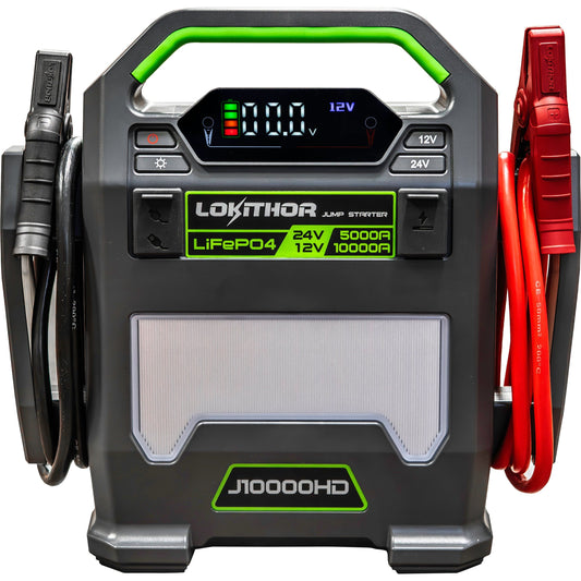 LOKITHOR 12v/24v 10,000A Heavy-Duty Jump Starter