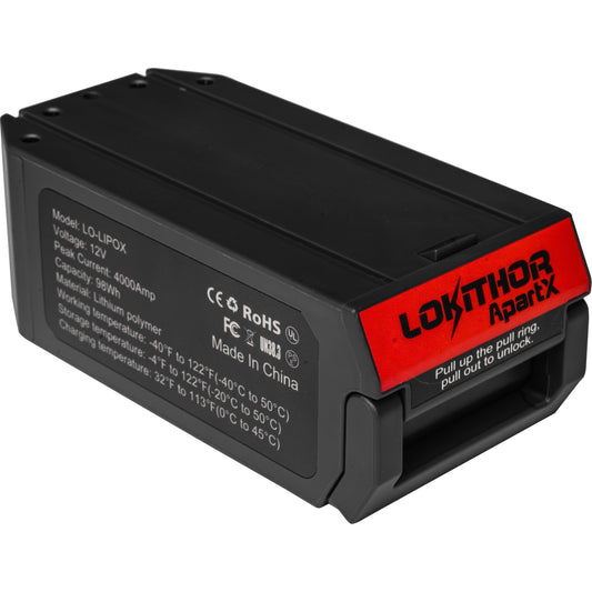 LOKITHOR Additional Batteries for LT-APARTX Housing - 2500amp & 4000amp Options Available