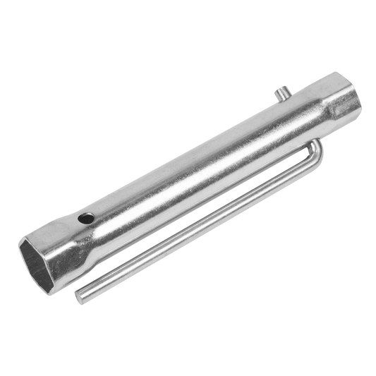 Long Reach Double End Spark Plug Box Spanner with L-Bar 17/21mm