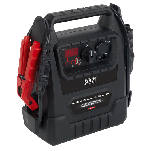 12V RoadStart® Emergency Jump Starter 2300 Peak Amps