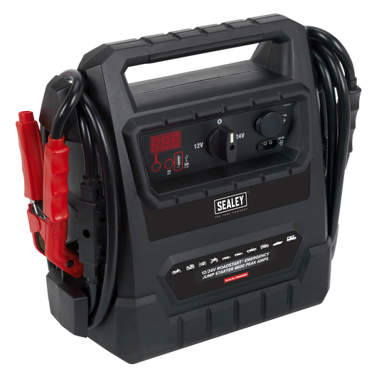 12/24V RoadStart® Emergency Jump Starter 4600 Peak Amps