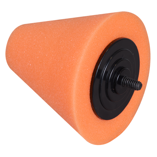 Buffing & Polishing Foam Cone - Orange/Firm