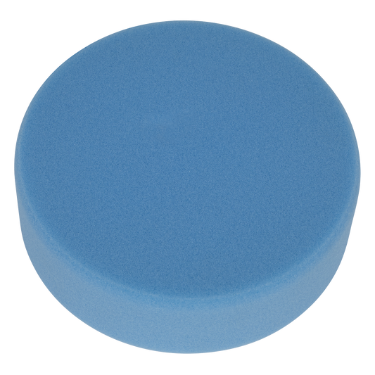 Hook-and-Loop Buffing & Polishing Foam Head 150 x 50mm - Blue/Medium