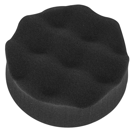 Hook-and-Loop Buffing & Polishing Foam Head 80 x 25mm - Black/Soft