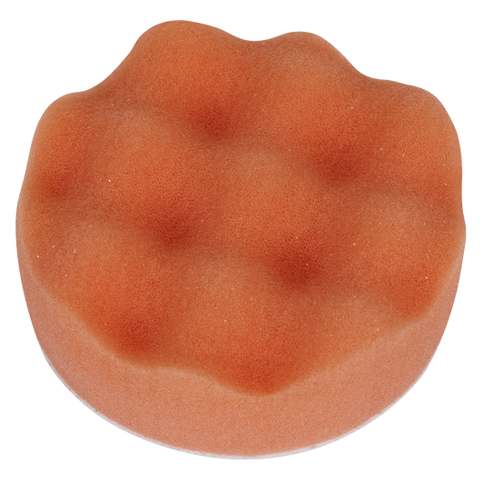Hook-and-Loop Buffing & Polishing Foam Head 80 x 25mm - Orange/Firm
