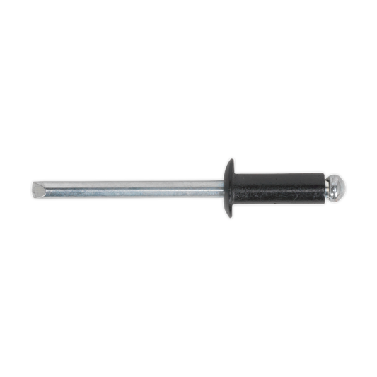 Aluminium Standard Flange Rivet 4 x 10mm, Black - Pack of 200