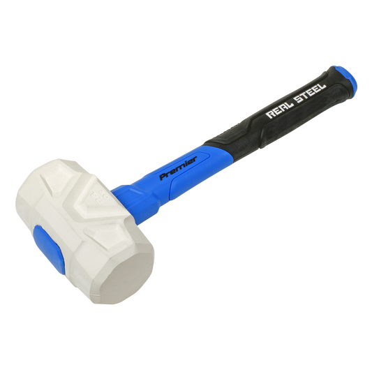 Premier Rubber Mallet with Fibreglass Shaft & Graphite Core 24oz