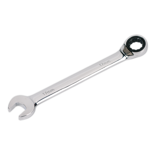 Premier Reversible Combination Ratchet Spanner 17mm