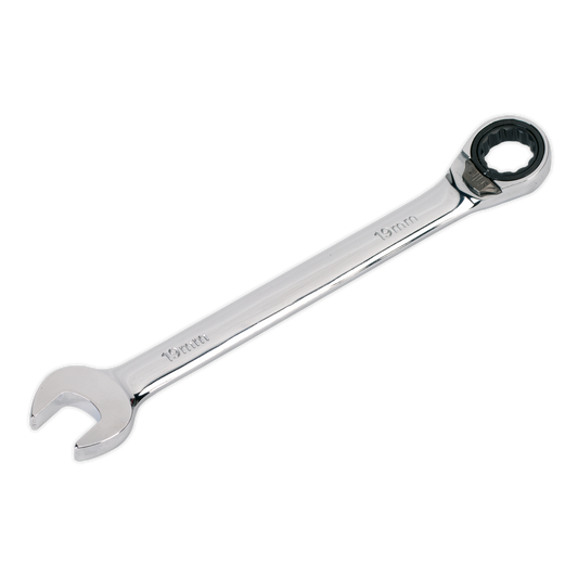 Premier Reversible Combination Ratchet Spanner 19mm