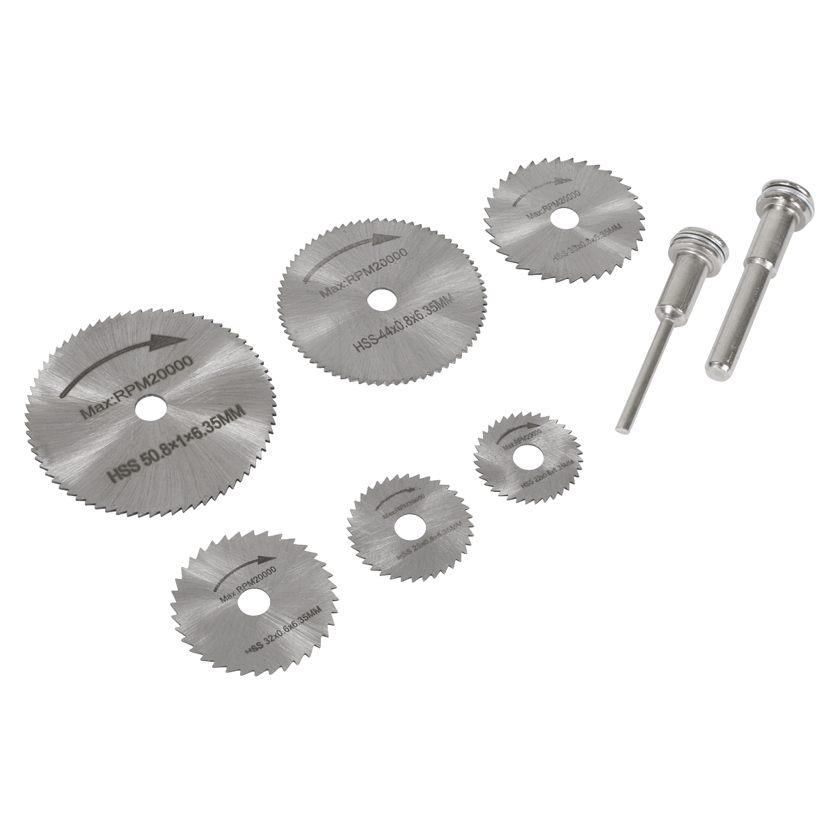 Rotary Drill Saw Blade Set 8pc