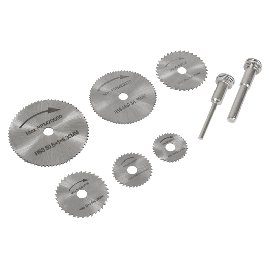 Rotary Drill Saw Blade Set 8pc