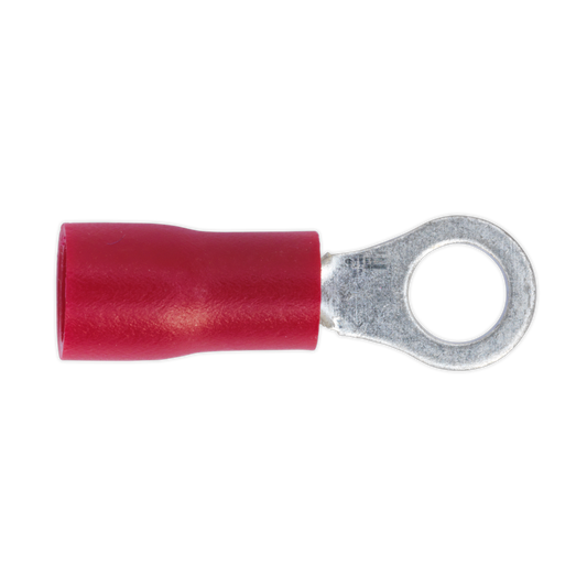 Easy-Entry Ring Terminal 4.3mm (4BA), Red - Pack of 100