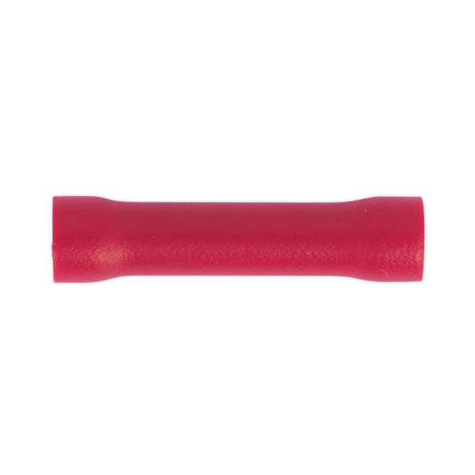Butt Connector Terminal 3.3mm, Red - Pack of 100