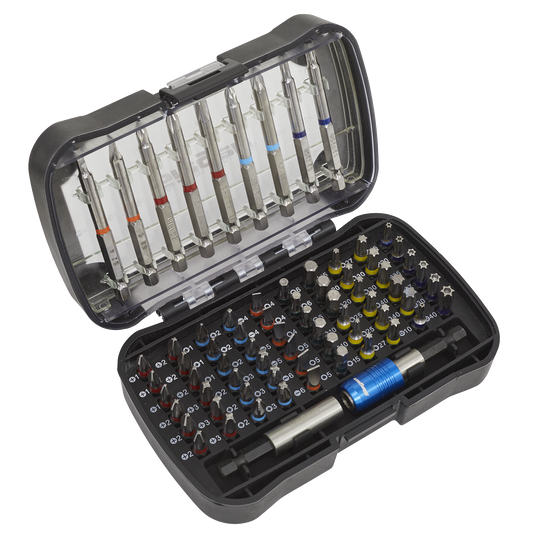 Siegen Colour-Coded Power Tool Bit Set 71pc