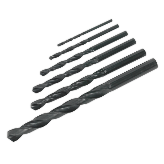 Siegen HSS Drill Bit Set 6pc - DIN 338