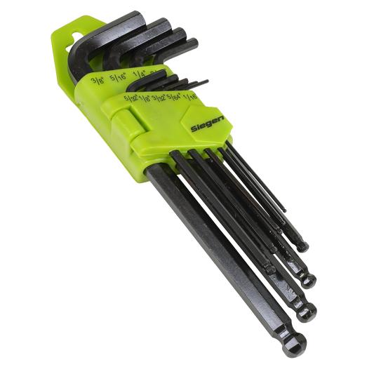 Siegen Imperial Long Ball-End Hex Key Set 9pc
