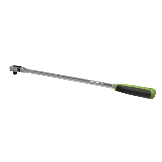 Siegen Extra-Long Flexi-Head Ratchet Wrench with Flip Reverse 1/2"Sq Drive