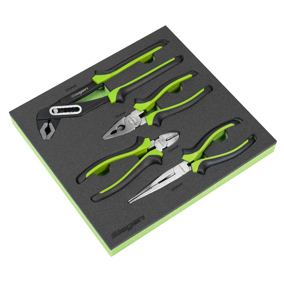 Siegen Comfort Grip Pliers Set 4pc