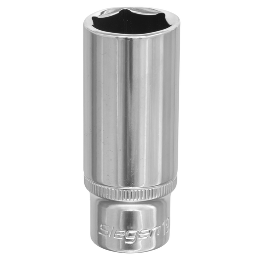 Siegen Deep Socket 3/8"Sq Drive 19mm