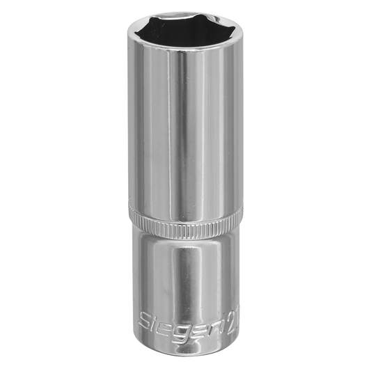 Siegen Deep Socket 1/2"Sq Drive 21mm