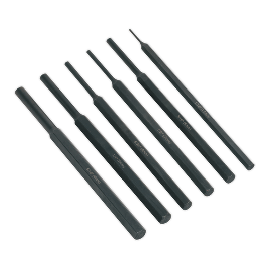 Siegen Parallel Pin Punch Set 6pc