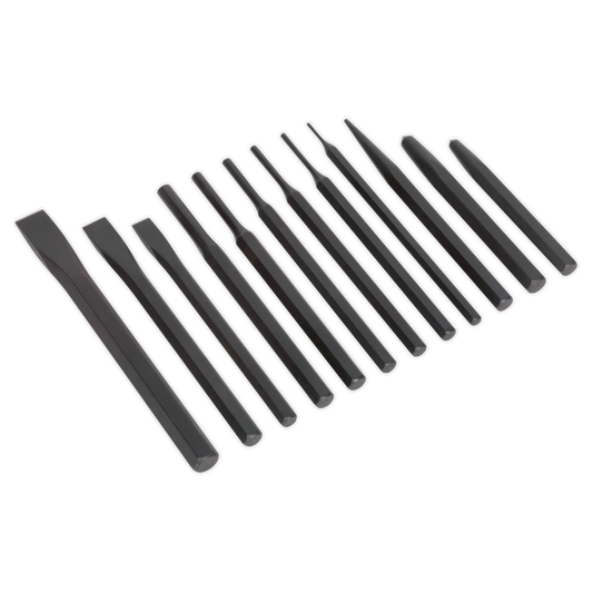 Siegen Punch & Chisel Set 12pc