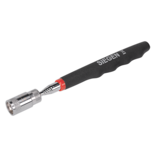 Siegen Heavy-Duty Magnetic Pick-Up Tool with LED 3.6kg Capacity