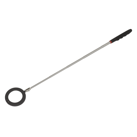 Siegen Telescopic Inspection Mirror with LED 75mm