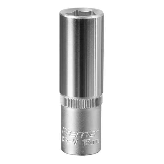 Premier Deep Socket 1/2"Sq Drive 15mm