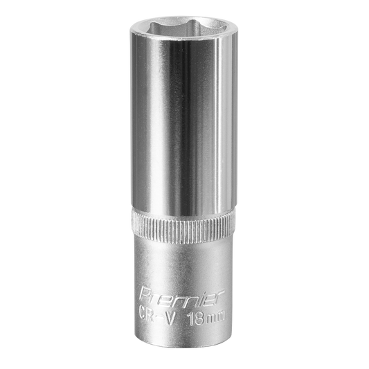 Premier Deep Socket 1/2"Sq Drive 18mm