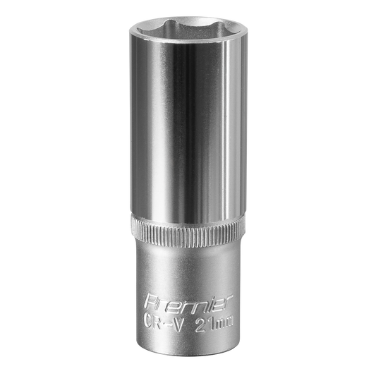 Premier Deep Socket 1/2"Sq Drive 21mm