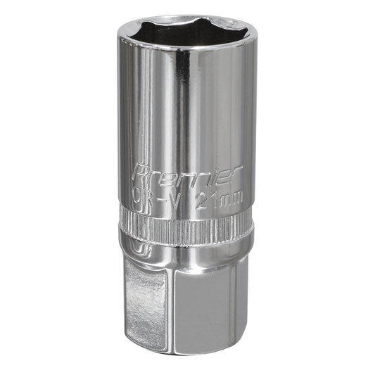 Premier Spark Plug Socket 1/2"Sq Drive 21mm