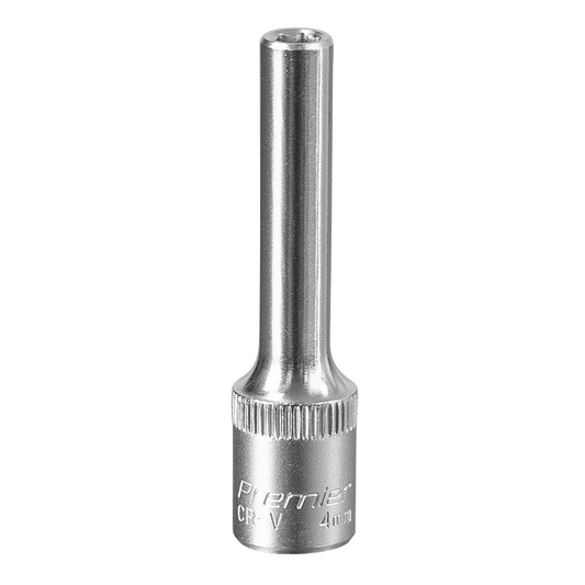 Premier Deep Socket 1/4"Sq Drive 4mm