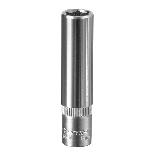 Premier Deep Socket 1/4"Sq Drive 8mm