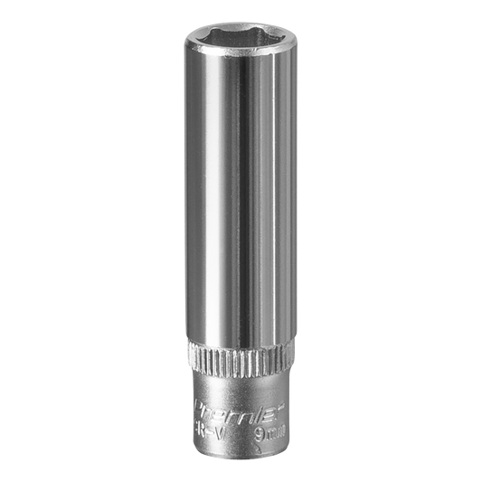 Premier Deep Socket 1/4"Sq Drive 9mm