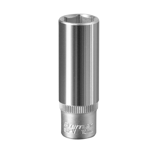 Premier Deep Socket 1/4"Sq Drive 12mm