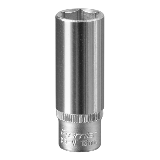 Premier Deep Socket 1/4"Sq Drive 13mm