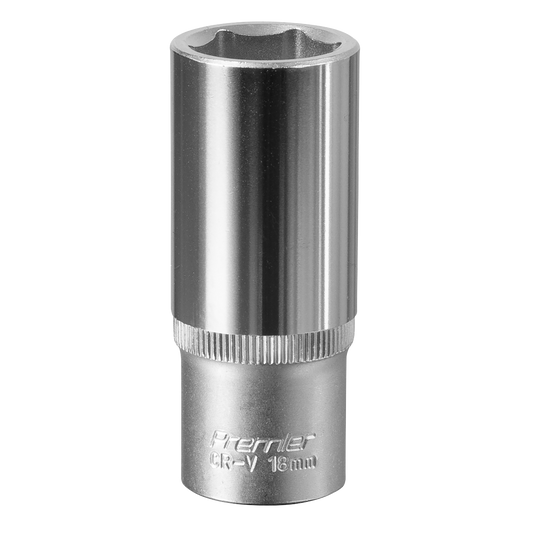 Premier Deep Socket 3/8"Sq Drive 18mm