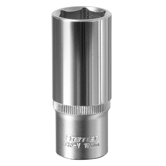 Premier Deep Socket 3/8"Sq Drive 19mm