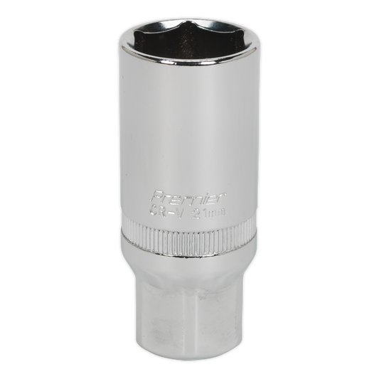 Premier Spark Plug Socket 3/8"Sq Drive 21mm