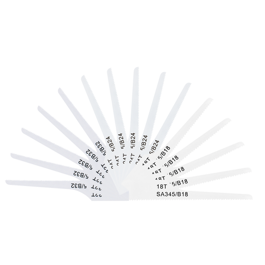 74mm HSS Mixed Air Saw Blades - Pack of 15