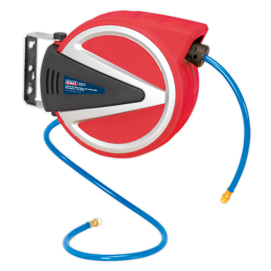 12m Retractable PU Air Hose Reel 6.5mm ID