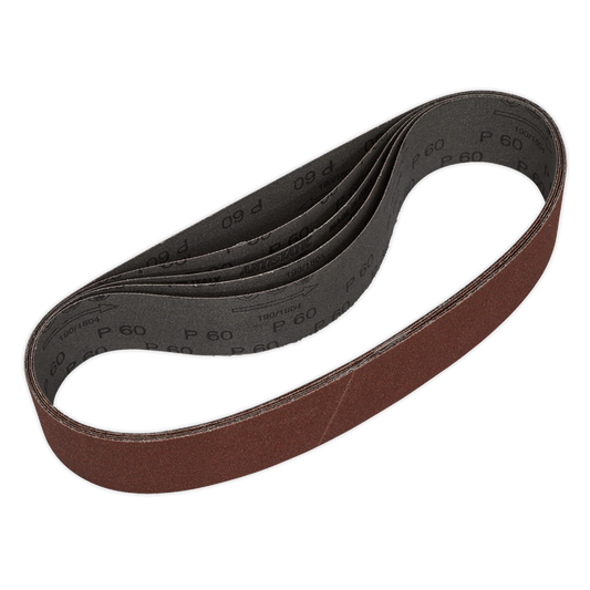 50 x 686mm Sanding Belt 60Grit - Pack of 5