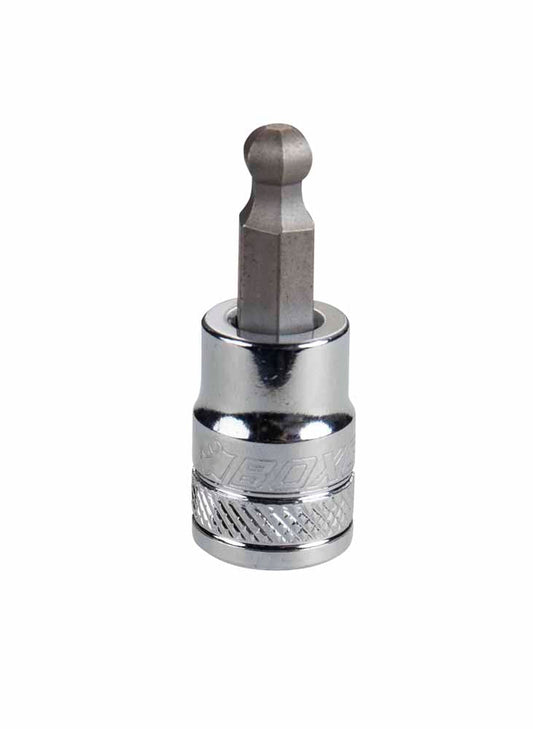 BOXO 3/8" Ball Ended Hex Bit Sockets - Sizes H4 to H12