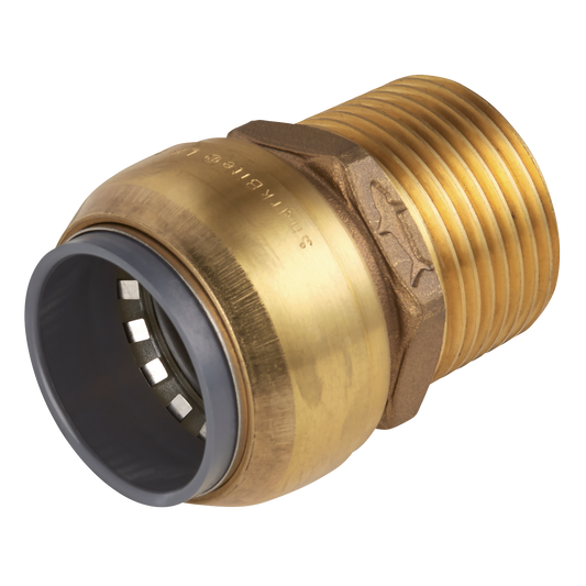 SharkBite® Brass Straight Adaptor 22mm x 3/4"BSPT