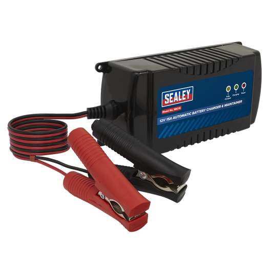 12V Automatic Battery Charger & Maintainer 15A