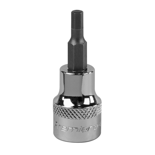 Premier Hex Socket Bit 3/8"Sq Drive 4mm