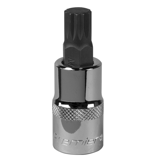 Premier Spline Socket Bit 1/2"Sq Drive M12