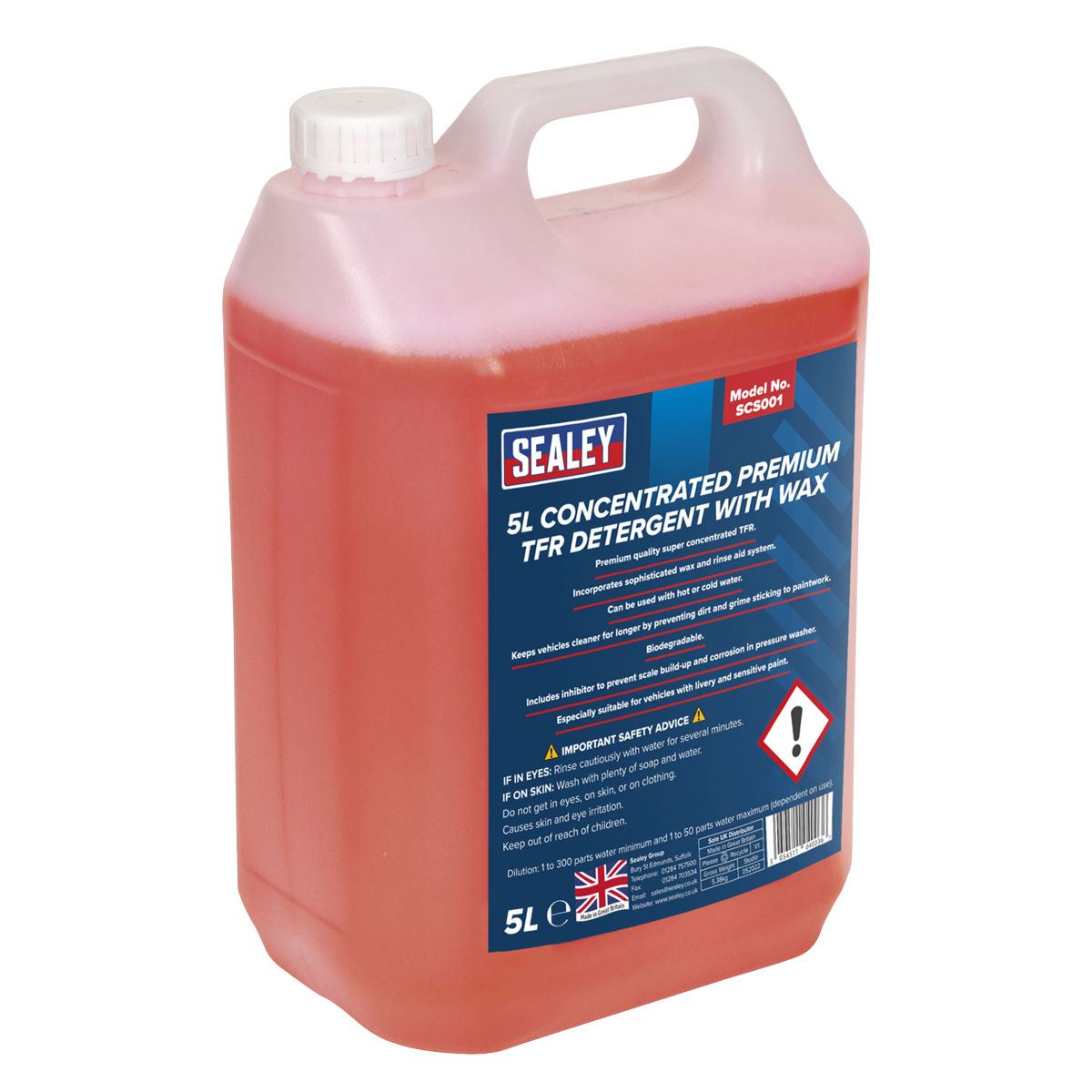 Concentrated TFR Premium Detergent with Wax 5L